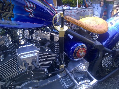 marine-themed bike sword-shifter